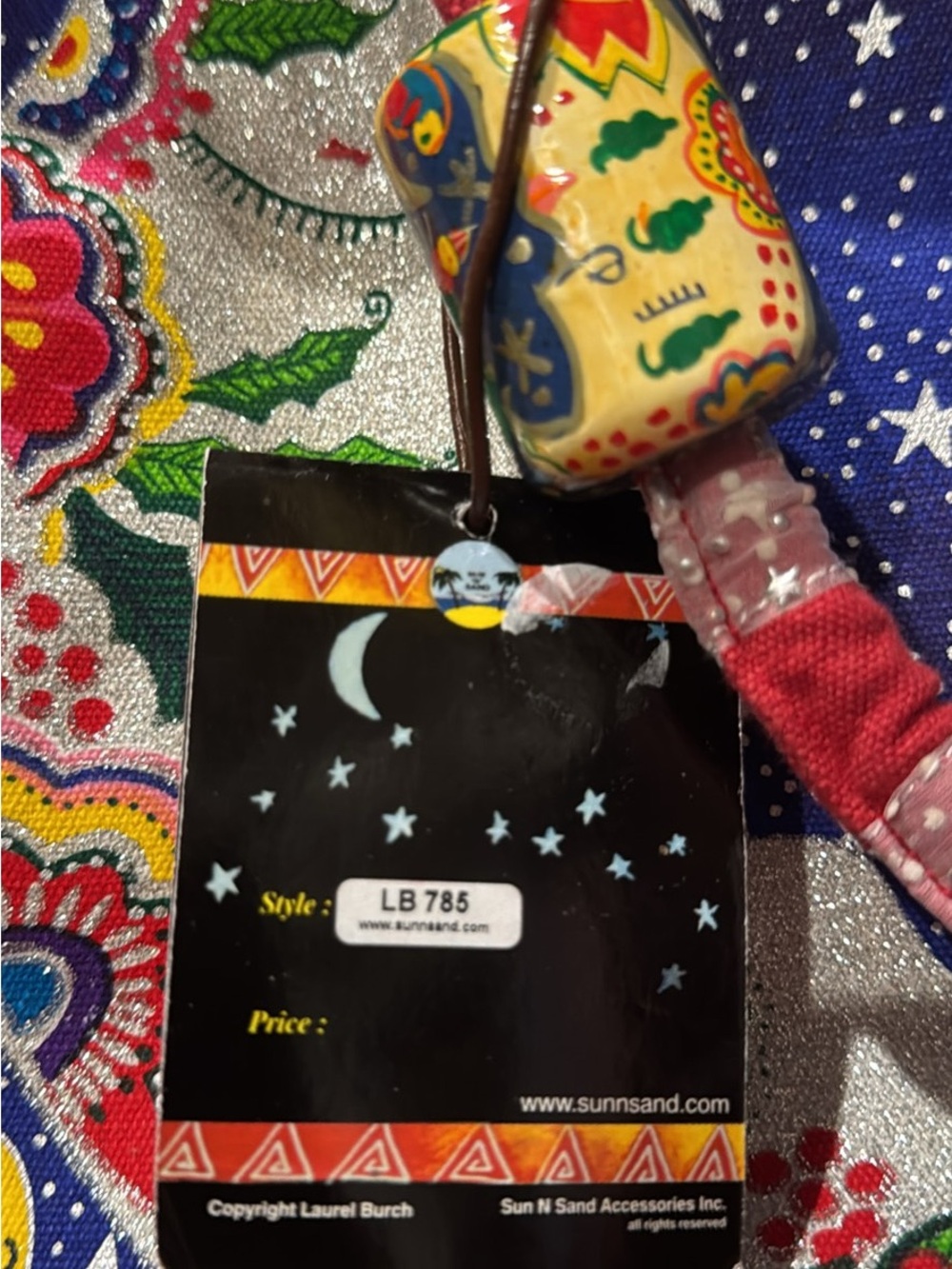 Festive Glitter Moon bag - Picture 2 of 5